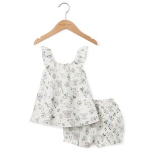Elegant Baby Koala Flutter Sleeve Dress & Bloomer 6-9 months
